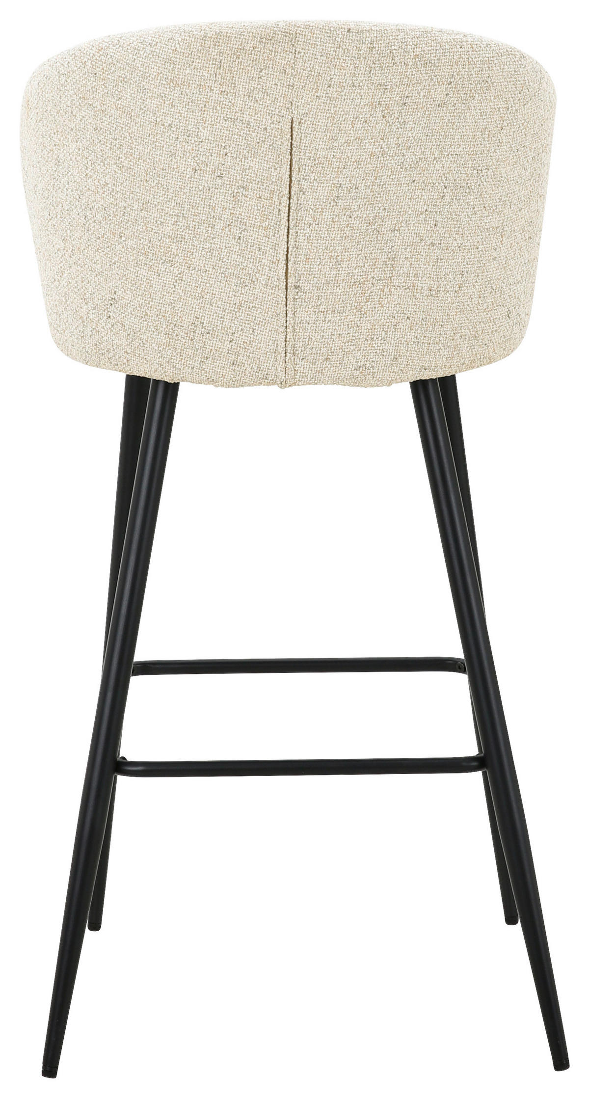 BARHOCKER in Schwarz, Beige  - Beige/Schwarz, MODERN, Textil/Metall (55/103/55cm) - Carryhome