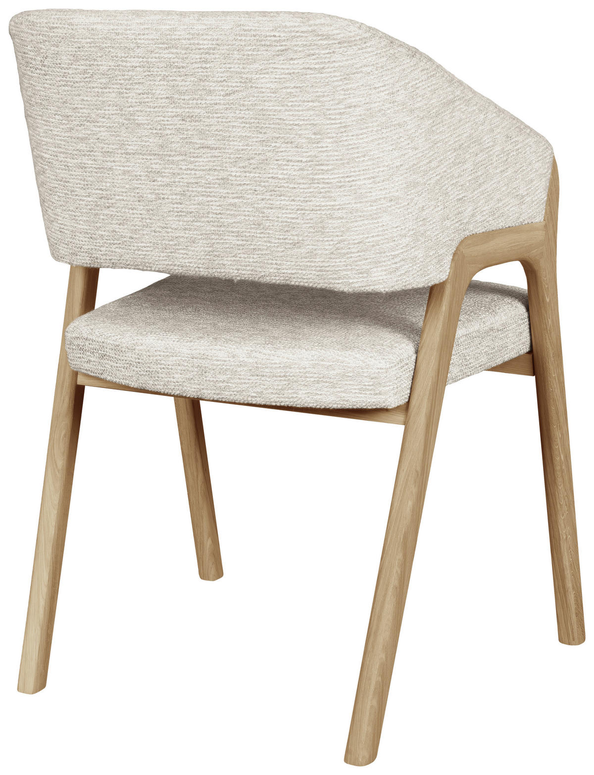 ARMLEHNSTUHL  Typenauswahl Jacquard  - Eichefarben/Beige, KONVENTIONELL, Holz/Textil (57/84/61cm) - Linea Natura