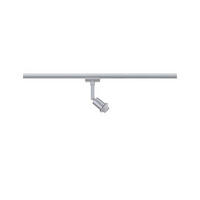 SCHIENENSYSTEM-STRAHLER URail 4,4/16,3 cm   - Chromfarben, Basics, Kunststoff/Metall (4,4/16,3cm) - Paulmann