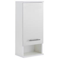 HÄNGESCHRANK 30,3/70,8/20,5 cm  - Edelstahlfarben/Weiß, KONVENTIONELL, Holzwerkstoff/Metall (30,3/70,8/20,5cm) - Stylife