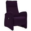 FERNSEHSESSEL in Chenille Violett  - Violett, Konventionell, Textil (79/114/87-176cm) - Valdera