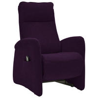 FERNSEHSESSEL in Chenille Violett  - Violett, Konventionell, Textil (79/114/87-176cm) - Valdera