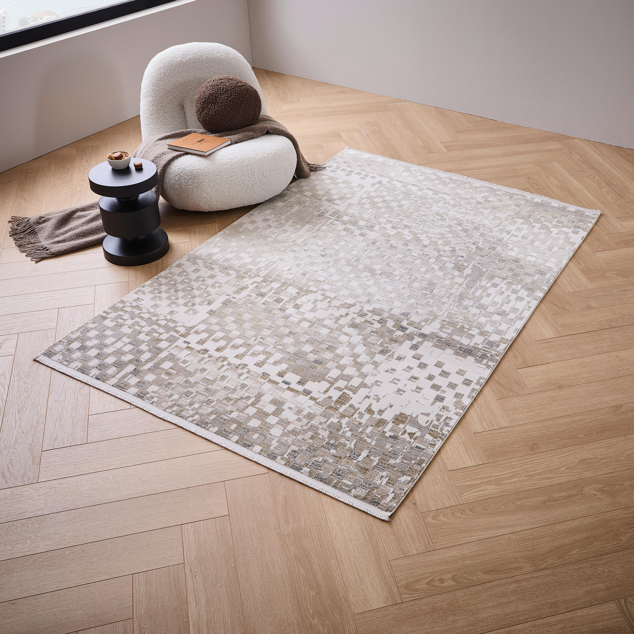 WEBTEPPICH 80/150 cm Esprit Sandfarben, Beige  - Sandfarben/Beige, Design, Textil (80/150cm) - Esprit