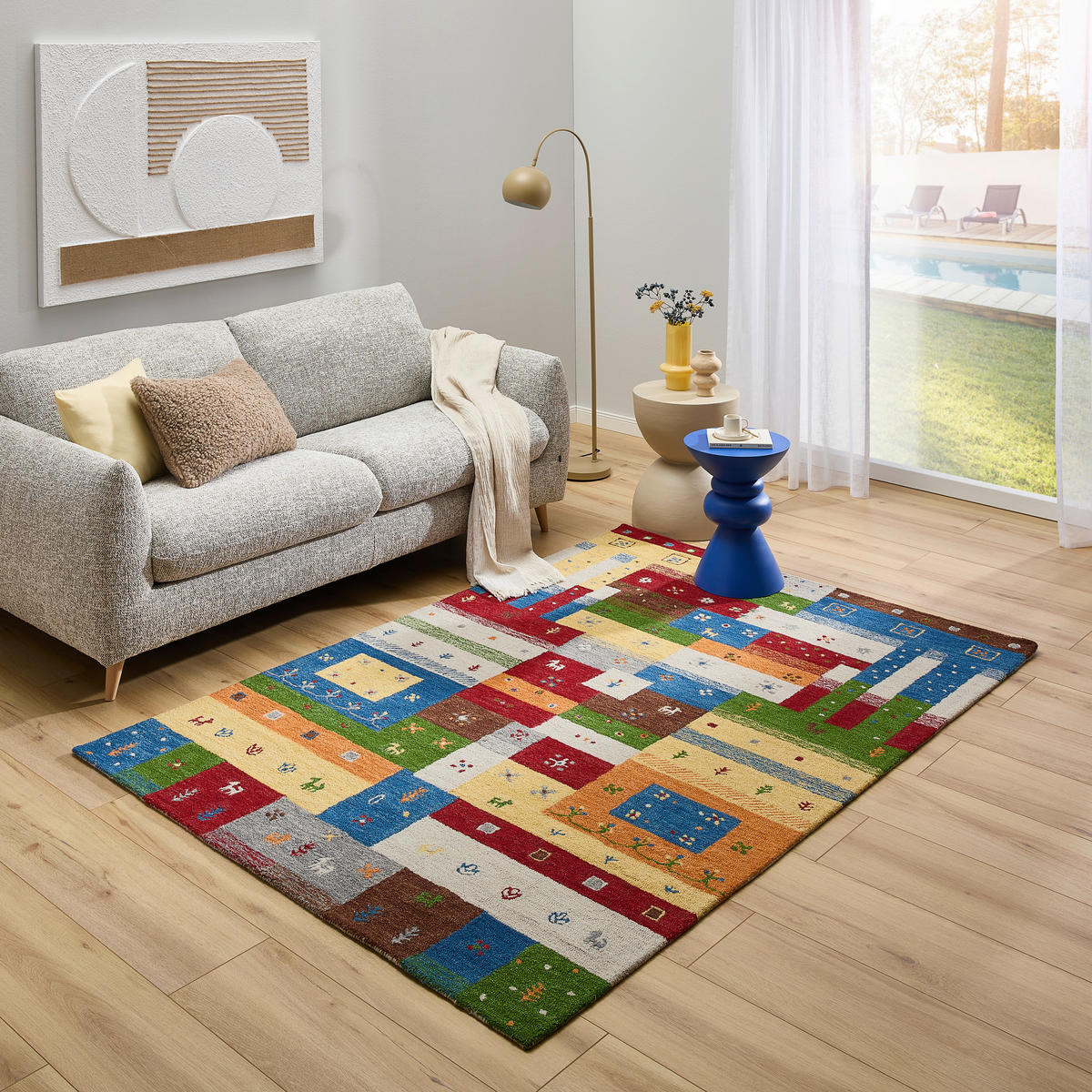 TUFTTEPPICH 160/230 cm Multicolor rechteckig  - Multicolor, Basics, Textil (160/230cm) - Novel