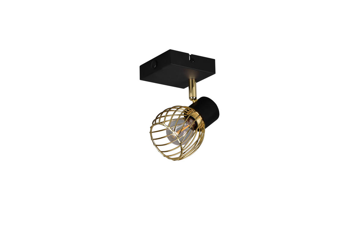 SPOTLIGHT ARDON 9/16 cm   - svart/guldfärgad, Modern, metall (9/16cm)