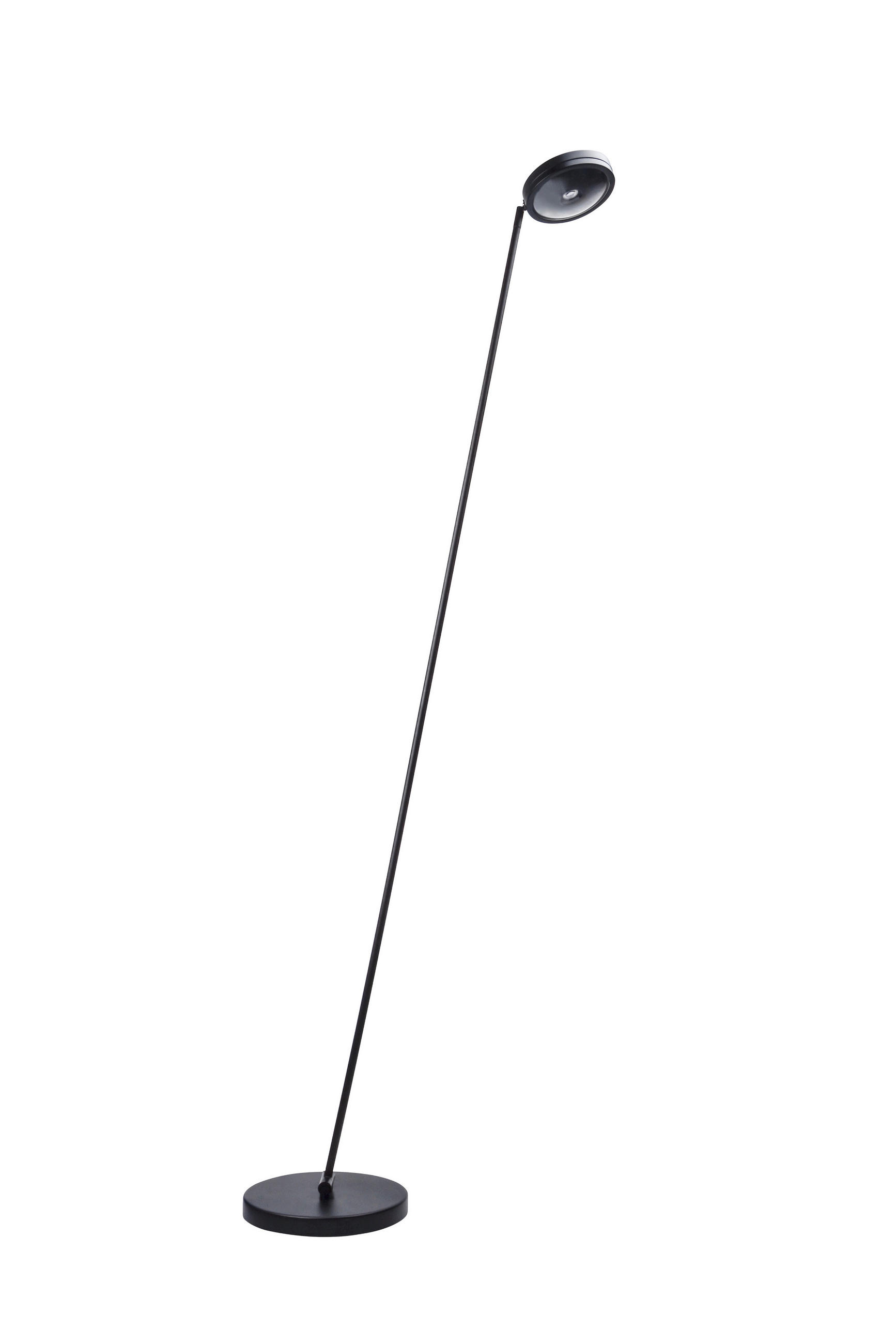 LED-STEHLEUCHTE 28,2/25/160 cm    - Schwarz, Design, Metall (28,2/25/160cm)