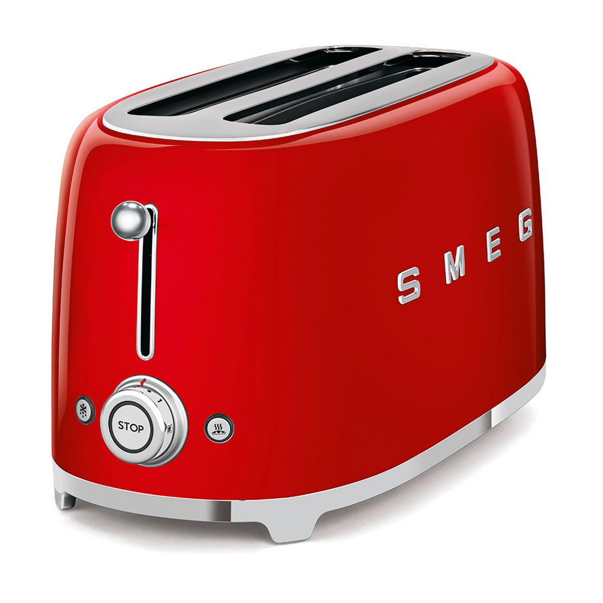 TOASTER 50's Style  - Rot, Trend, Metall (41.0/21.5/20.8cm) - SMEG