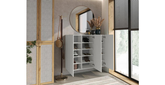 HÄNGESCHUHSCHRANK Kaschmir - Kaschmir, Design, Holzwerkstoff (120/100/34cm) - Hom`in