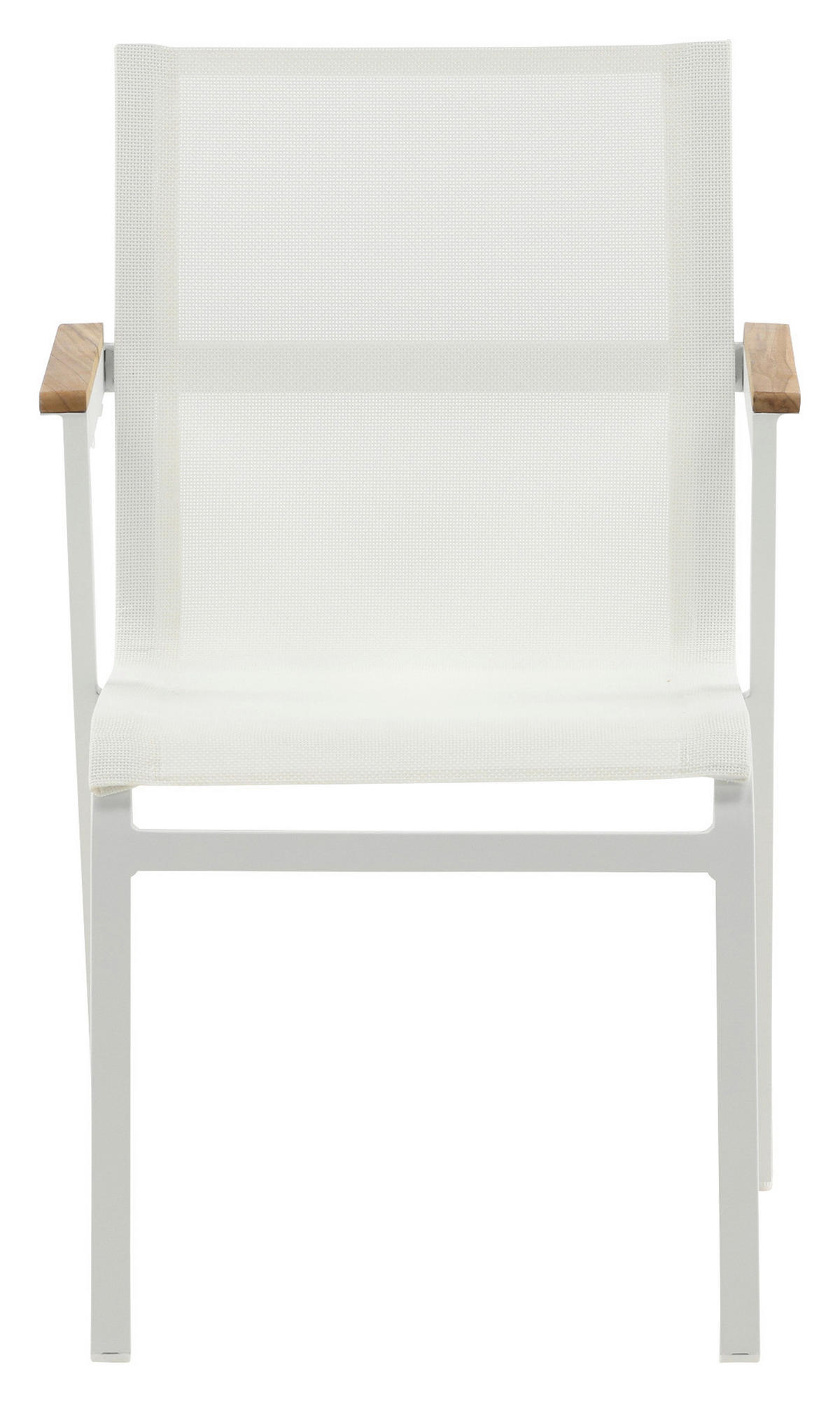 STAPELSESSEL - Weiß, KONVENTIONELL, Holz/Metall (57/87/61cm) - Gardenson