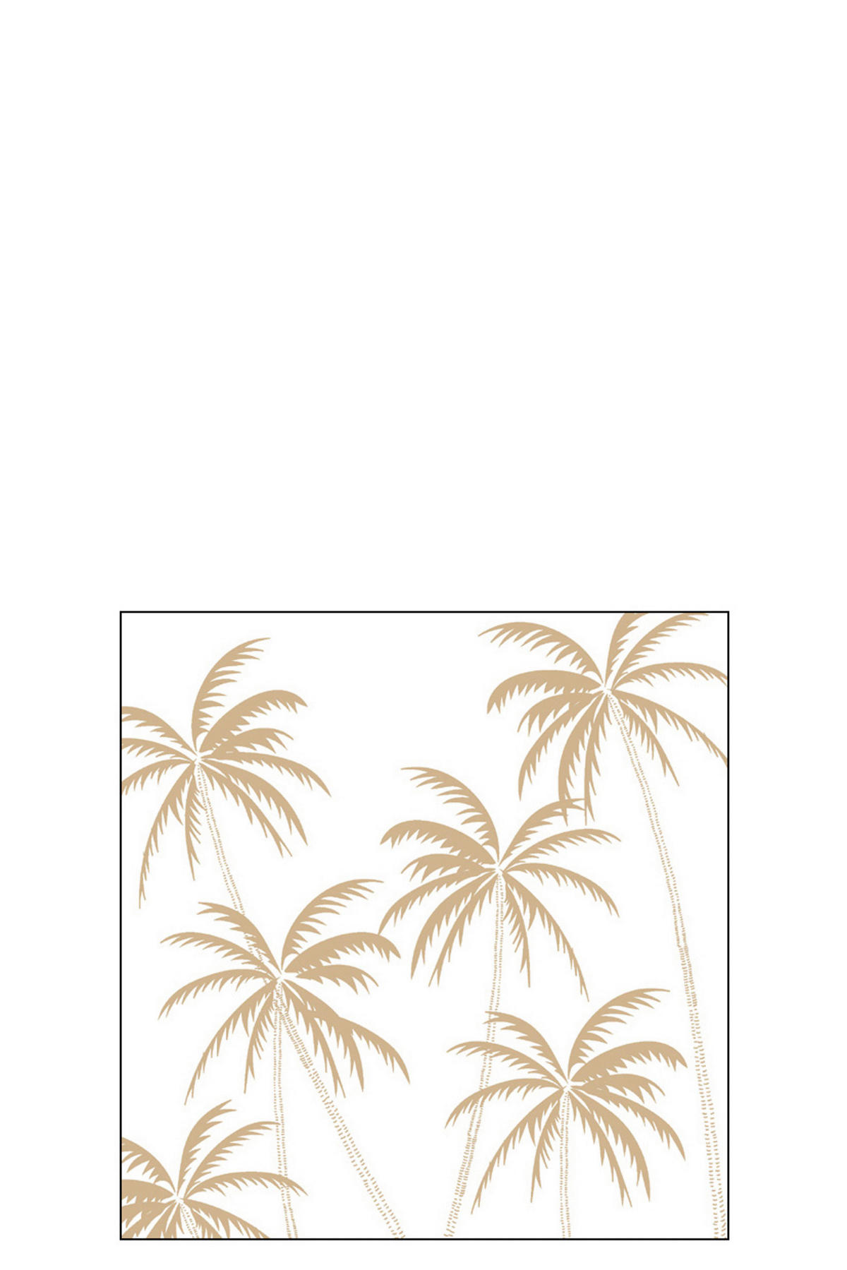 SERVIETTE   12,5/3/12,5 cm  - Naturfarben, Basics, Papier (12,5/3/12,5cm) - Ambia Home