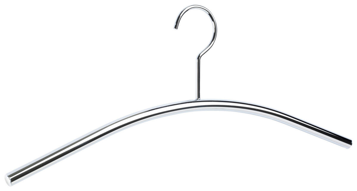 KLEIDERBÜGELSET 2-TEILIG 42 cm Metall  - Chromfarben, KONVENTIONELL, Metall (42cm)