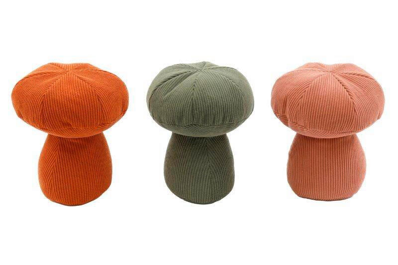 OPRITOR PENTRU UșĂ - roz/portocaliu, Basics, textil/piatră (18/18/18cm)