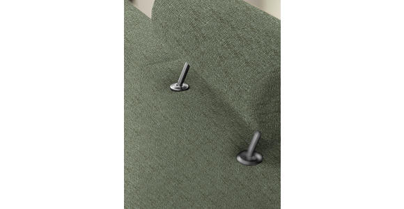 3-SITZER-SOFA in Flachgewebe Hellgrün  - Chromfarben/Hellgrün, Design, Textil/Metall (195/83/85cm) - Xora