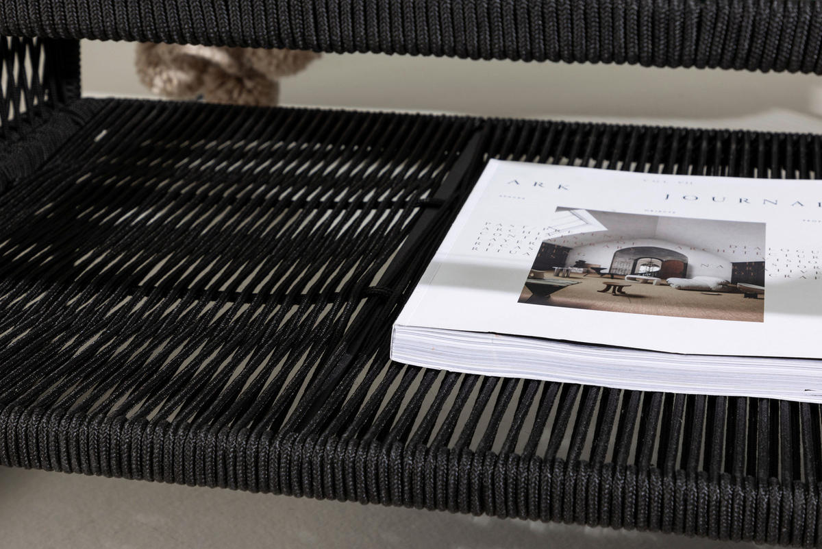 LOUNGEGRUPP 4 delar  - svart, Klassisk, metall/textil - Gardenson