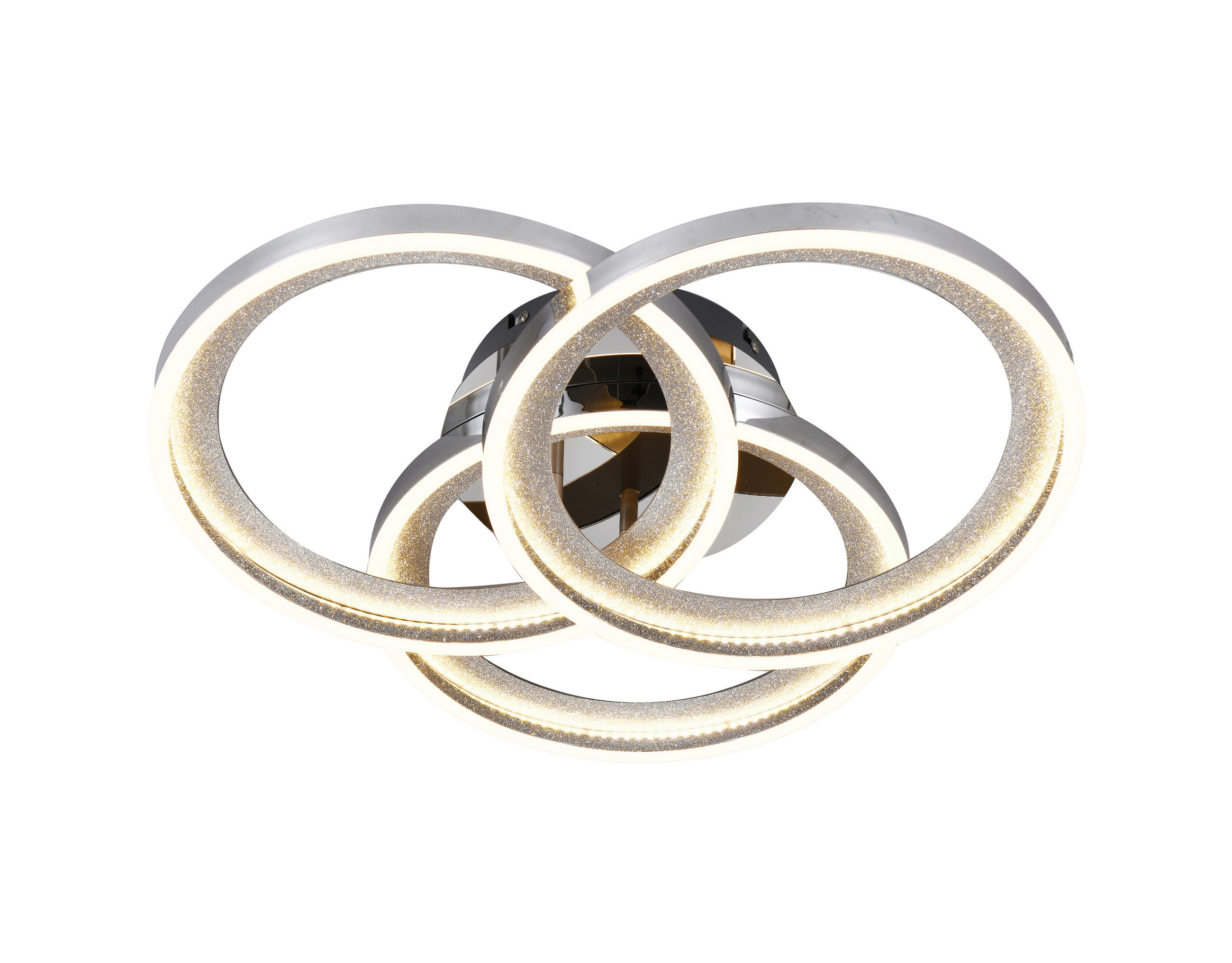 STROPNA LED-SVETILKA  AXIS  1438 lm 3000/4000/6000 K   - barve kroma, Design, kovina (53/50/10,5cm)