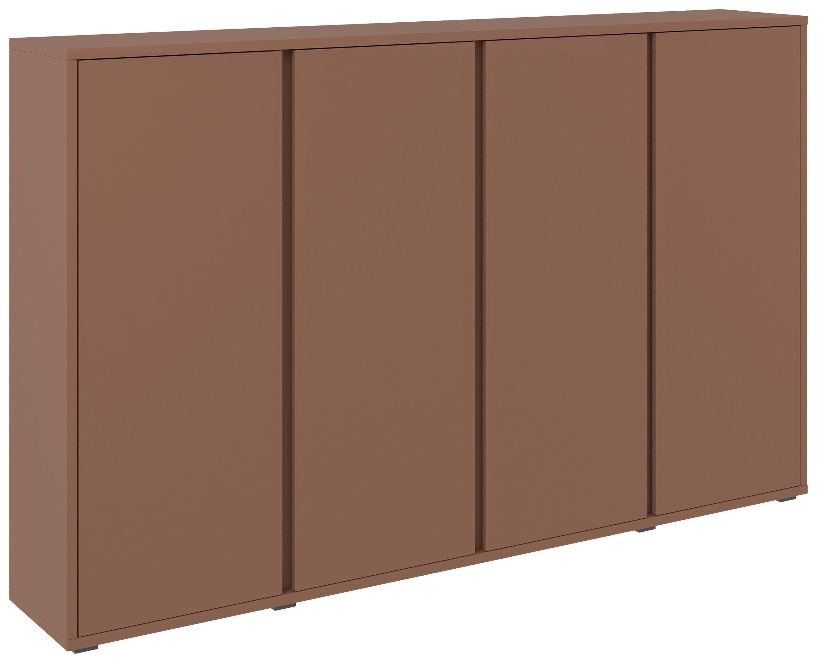SCHUHSCHRANK  in 192,7/120/33,8 cm  - Anthrazit/Terracotta, Design, Holzwerkstoff/Kunststoff (192,7/120/33,8cm) - Xora