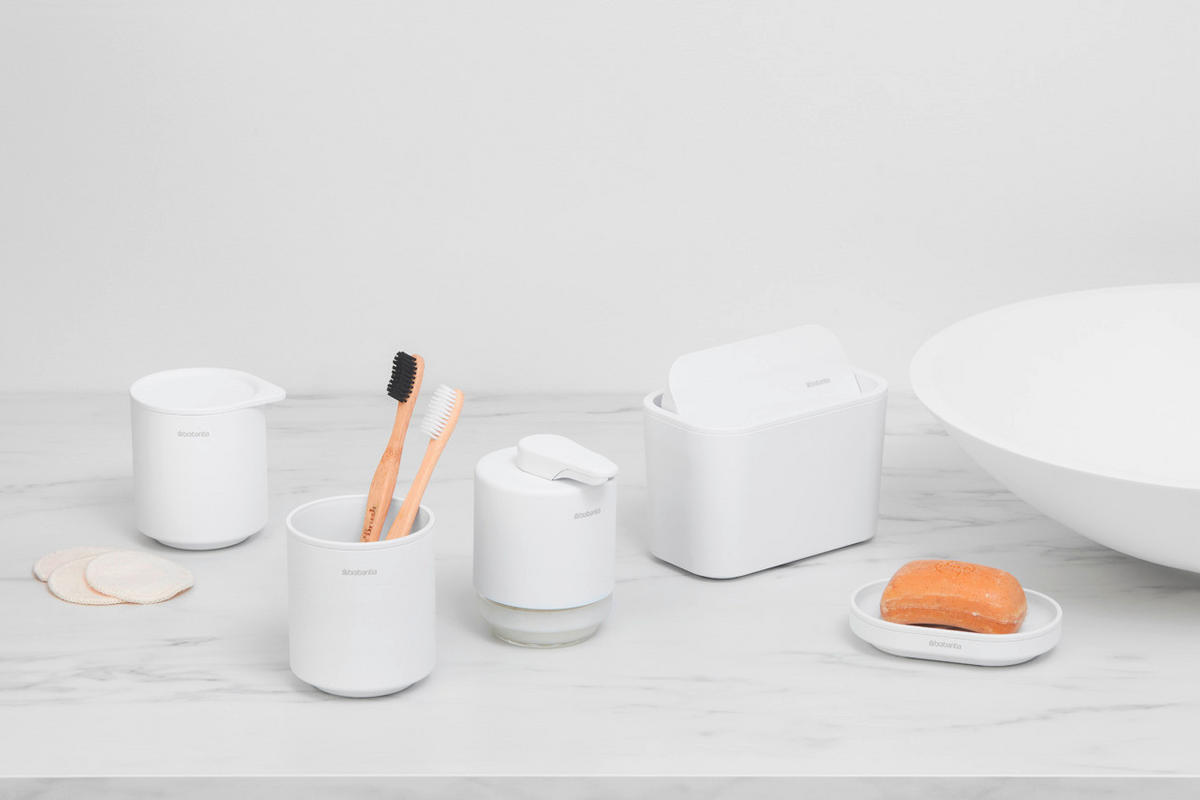 ABFALLEIMER MINDSET  - Weiß, Basics, Kunststoff (15/9.9/8.6cm) - Brabantia