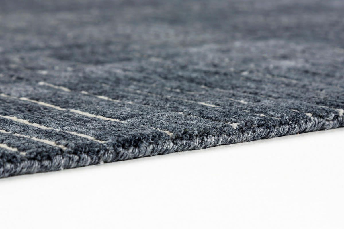 WEBTEPPICH 170/240 cm Squares  - Blau, Design, Textil (170/240cm) - Joop!