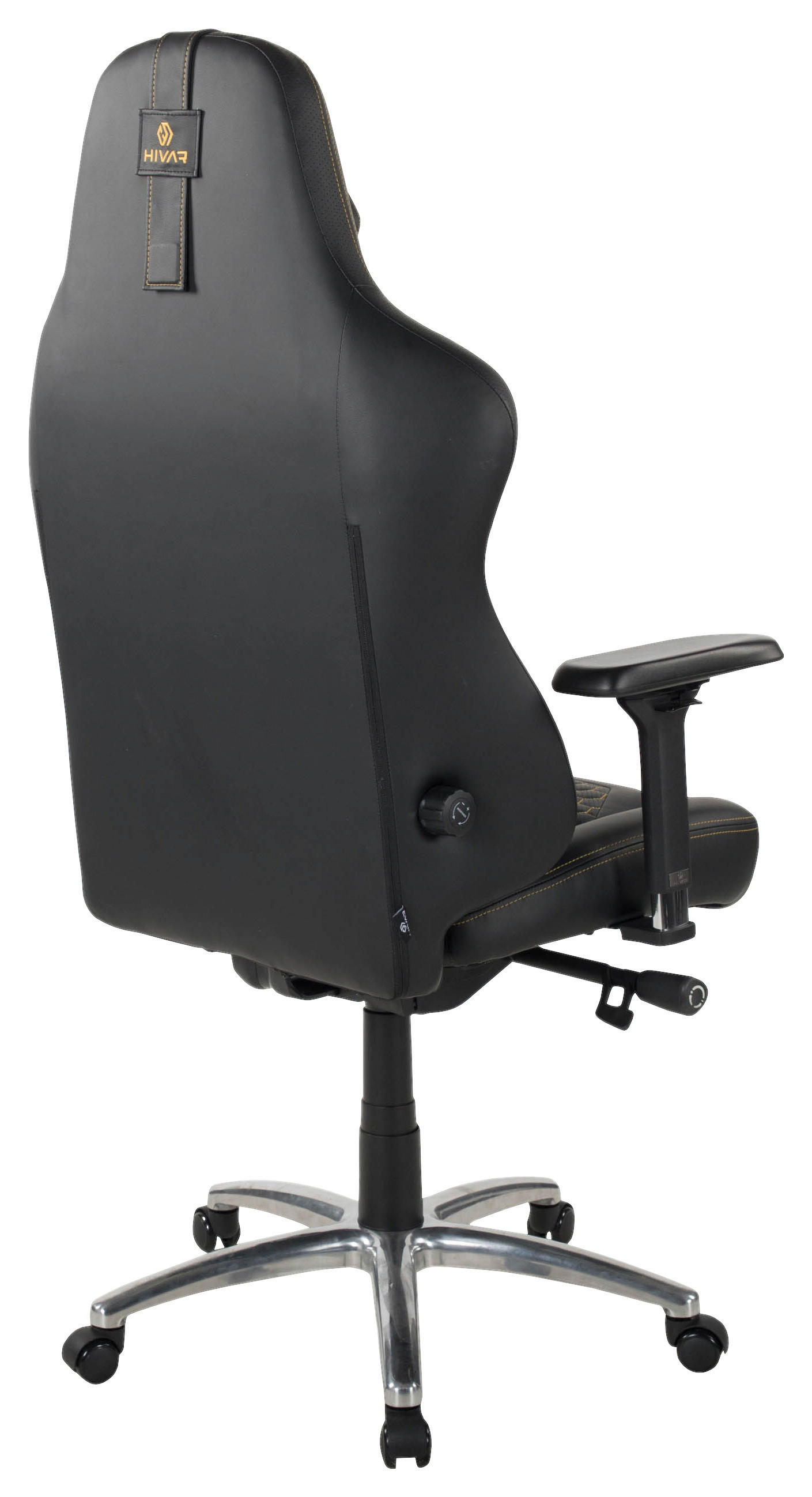ORBICAL XL Solaris Silver Schwarz, Gelb, Silberfarben Metall, Leder   - Gelb/Silberfarben, LIFESTYLE, Leder/Metall (81/147/72cm) - HIVAR