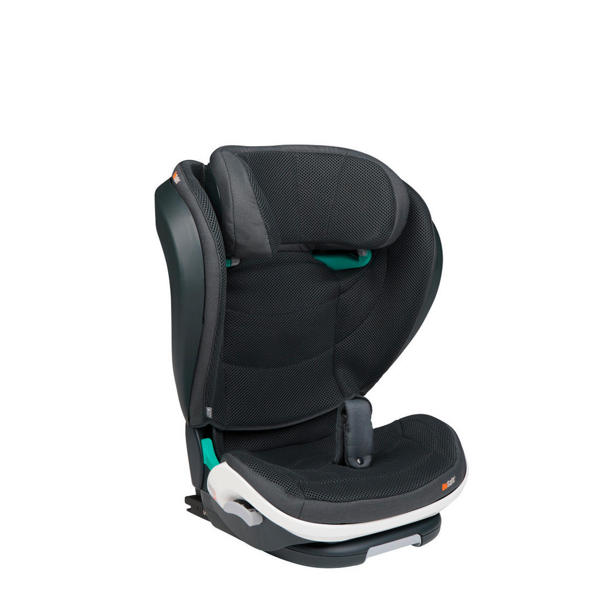 DJEČJA AUTOSJEDALICA  IZI FLEX FIX 2 I-SIZE  - antracit, Basics, tekstil/plastika (7kg) - Besafe