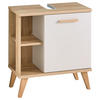 WASCHBECKENUNTERSCHRANK 60,5/65/33 cm  - Kaschmir/Eichefarben, Design, Holzwerkstoff (60,5/65/33cm) - Xora