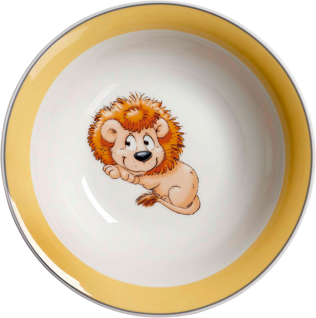 MÜSLISCHALE HAPPY ZOO  - Gelb/Weiß, Basics, Keramik (17/17/5cm) - Ritzenhoff Breker