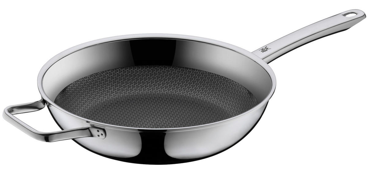 BRATPFANNE Profi Resist 28 cm  - Silberfarben/Schwarz, Metall (28cm) - WMF