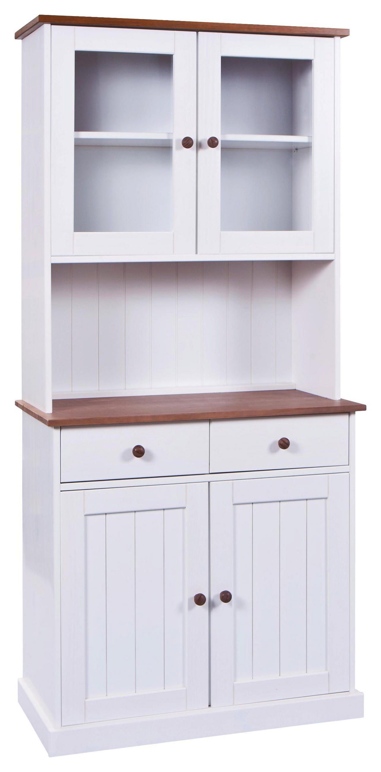 Kredenz in massiv Kiefer Weiß