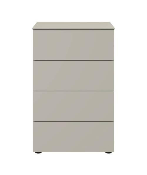 KOMMODE Primolar Garda  in 50/79/41 cm  - Schwarz/Grau, Design, Holzwerkstoff/Kunststoff (50/79/41cm) - Xora