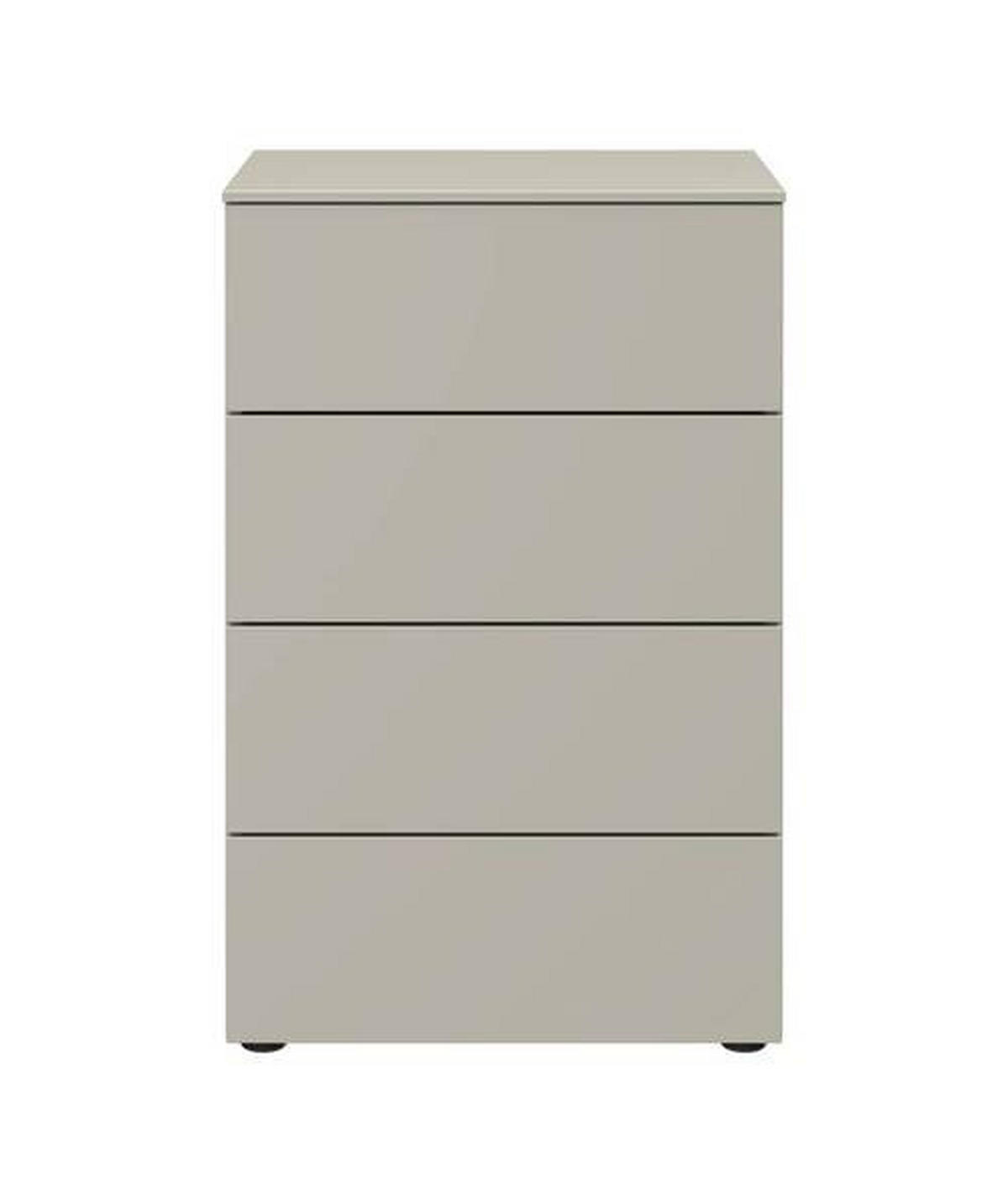 KOMMODE Primolar Garda  in 50/79/41 cm  - Schwarz/Grau, Design, Holzwerkstoff/Kunststoff (50/79/41cm) - Xora