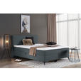 BOXBETT 160/200 cm  in Dunkelgrau  - Dunkelgrau/Schwarz, Design, Holz/Holzwerkstoff (160/200cm) - Xora