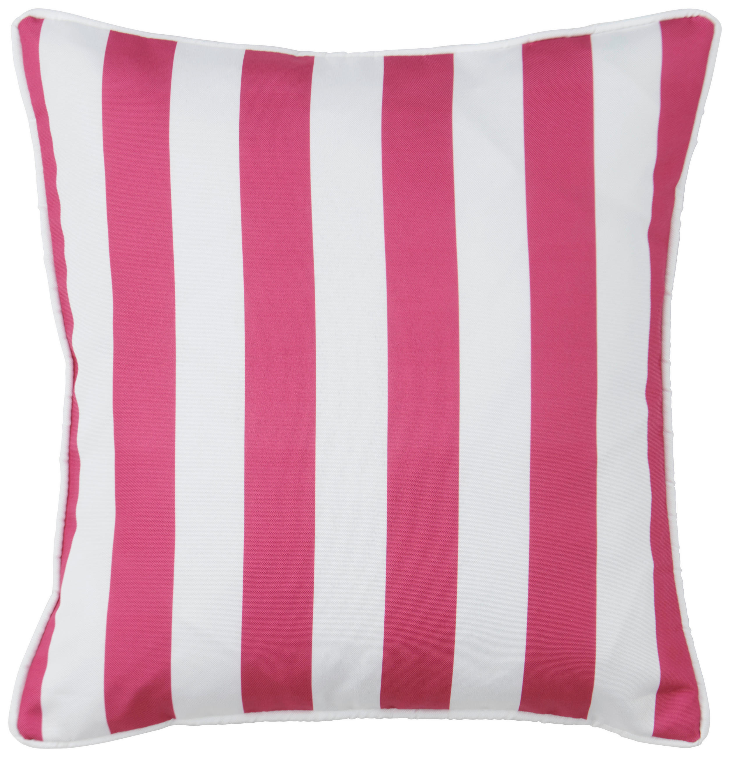 OUTDOOR-KISSEN in Magenta Streifen 45/45 cm  - Magenta, Basics, Textil (45/45cm) - Esposa