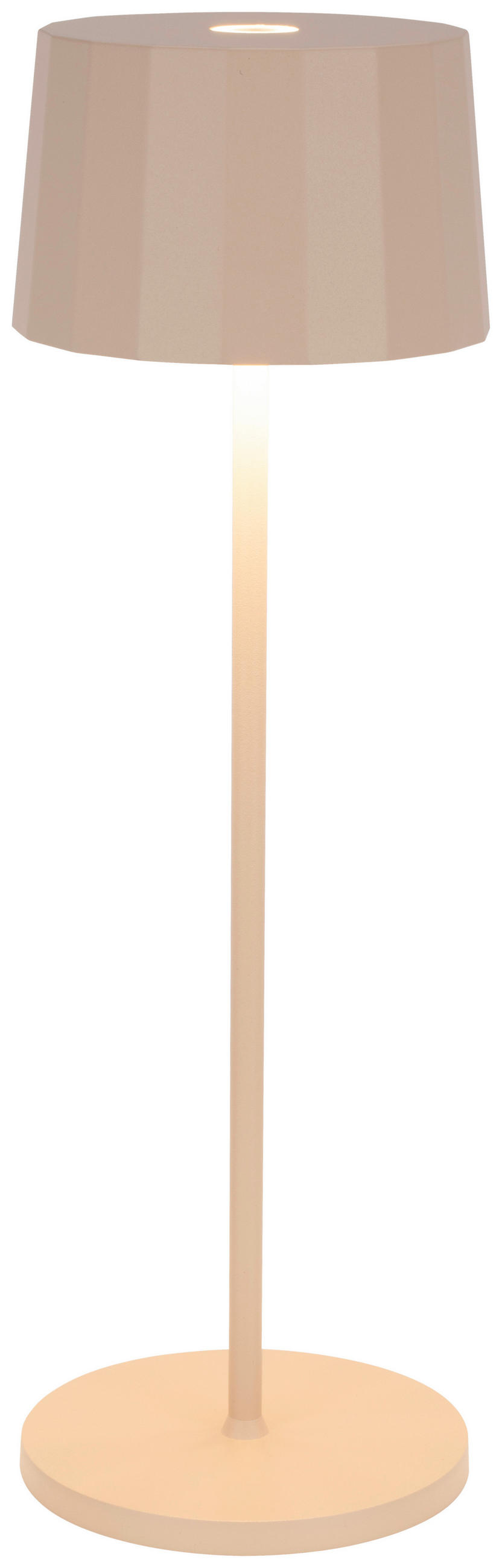 STOLNÍ LAMPA NA BATERIE 11/35 cm - pískové barvy, Trend, kov/plast (11/35cm) - Dieter Knoll