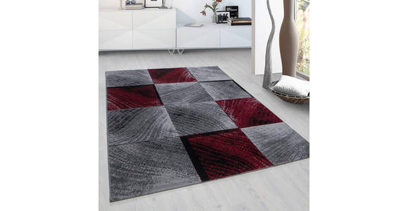 WEBTEPPICH 140/200 cm Plus Rot - Rot, Basics, Textil (140/200cm) - Novel