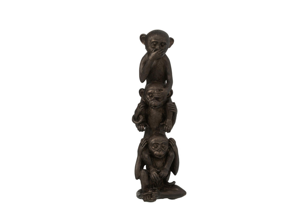 DEKOTIER - Braun, Basics, Kunststoff (10/9/32cm) - Ambia Home