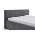 POLSTERBETT Bettkasten, Lattenroste Grau 180/200 cm  - Birkefarben/Buchefarben, Design, Holz/Textil (180/200cm) - Xora