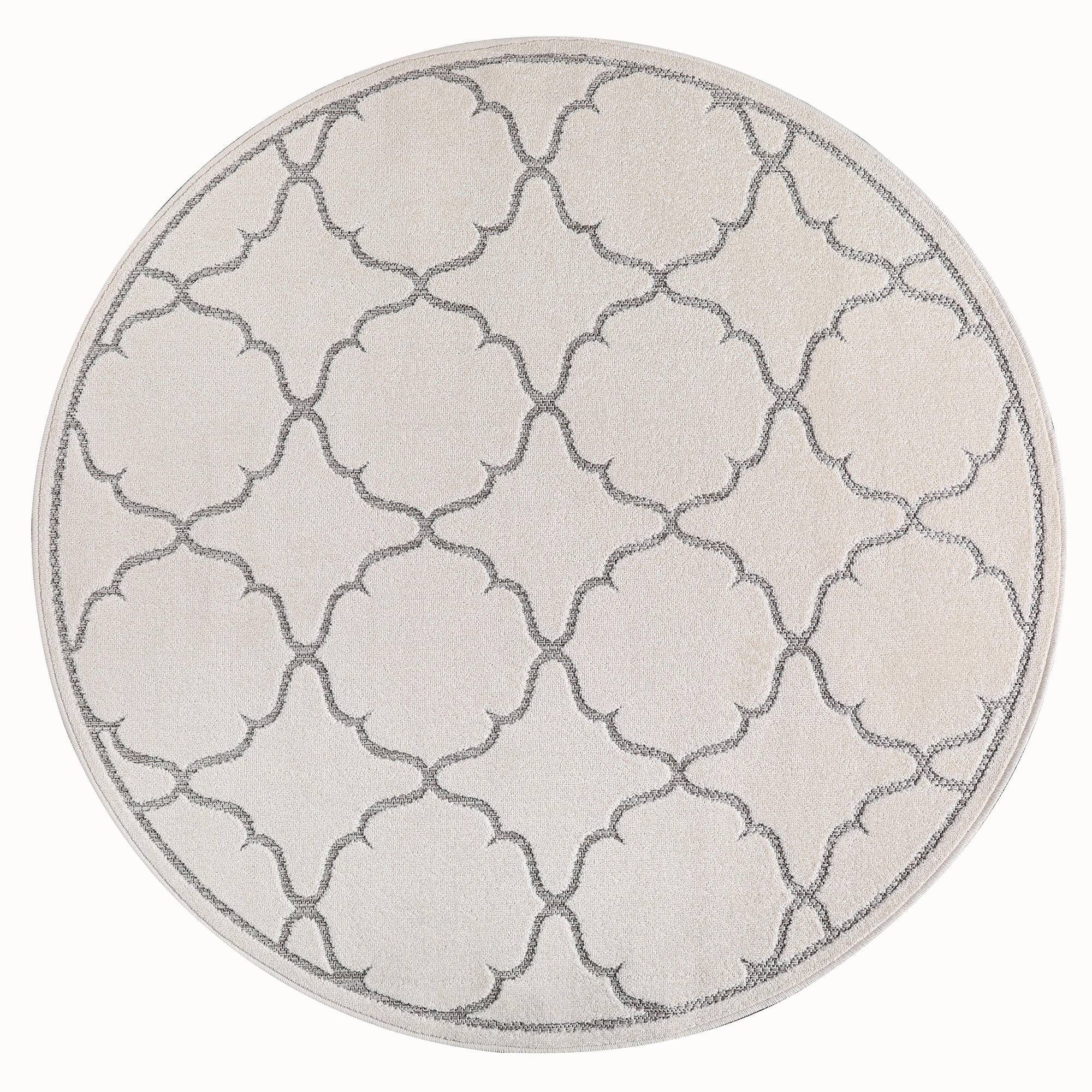 OUTDOORTEPPICH 120 cm Berlin Creme - Creme, LIFESTYLE, Kunststoff/Textil (120cm)