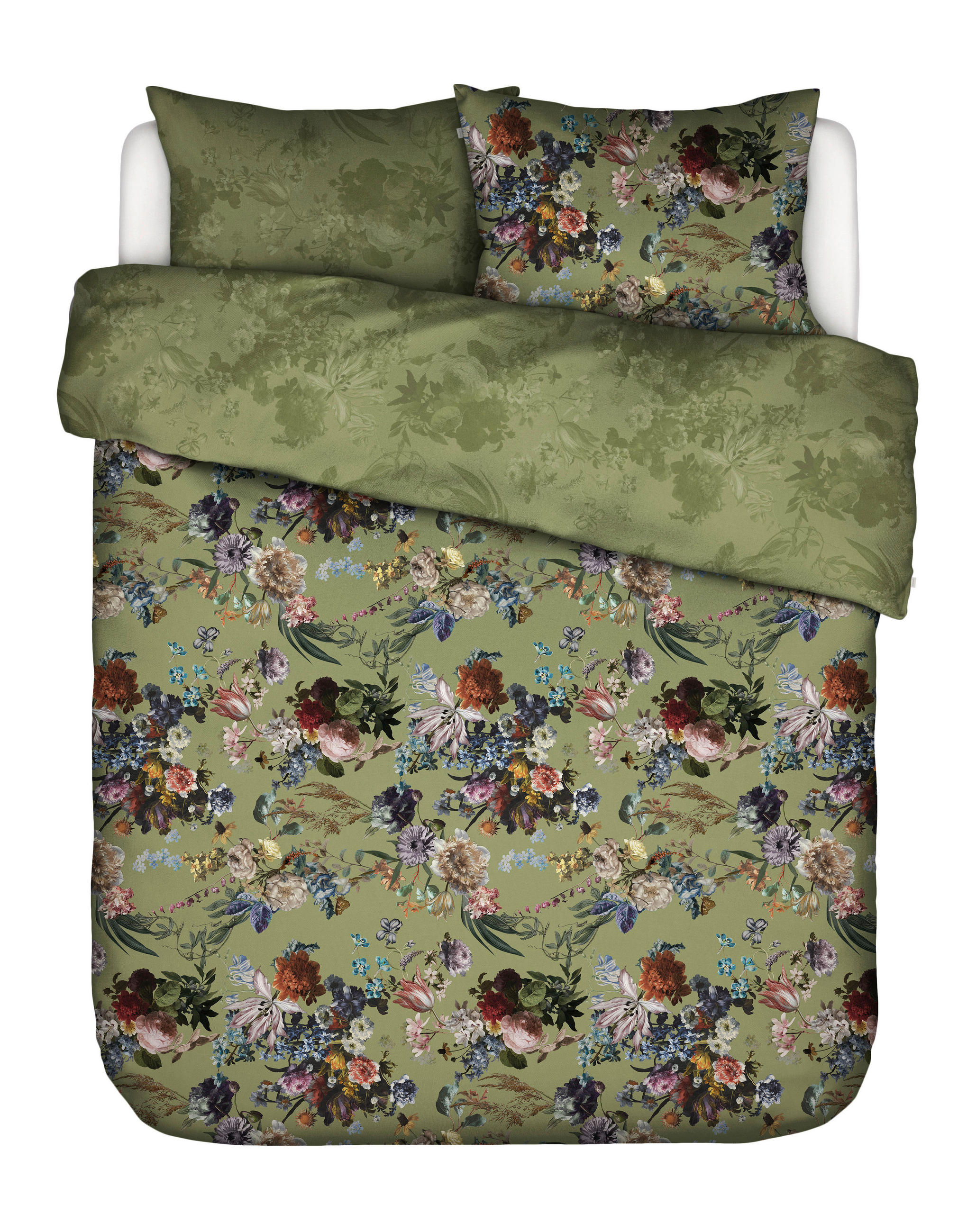 POSTELJINA ISABELLA 200/200 cm zelena  - zelena, Konvencionalno, tekstil (200/200cm) - Essenza