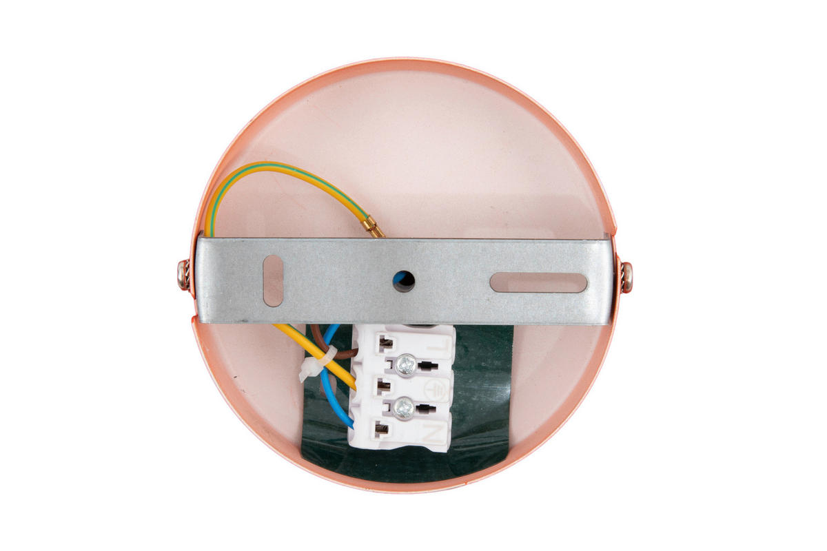 DECKENLEUCHTE 35/17.5 cm   - Weinrot, Design, Kunststoff/Metall (35/17.5cm) - Collet's Monde