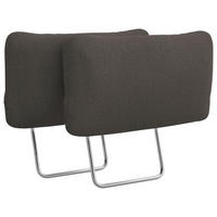 KOPFSTÜTZE Flachgewebe  - Graphitfarben, Konventionell, Textil (50/25/12cm) - Sit & More