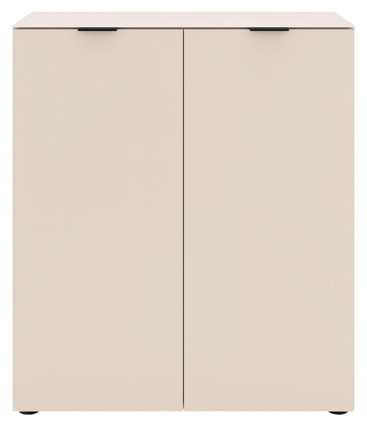 KOMMODE , 80/93/40 cm,  - Kaschmir/Schwarz, Basics, Glas/Holzwerkstoff (80/93/40cm) - Novel