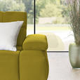 ECKSOFA in Struktur Gelb  233/313 cm  - Gelb/Schwarz, Design, Kunststoff/Textil (233/313cm) - Emilio Belluti