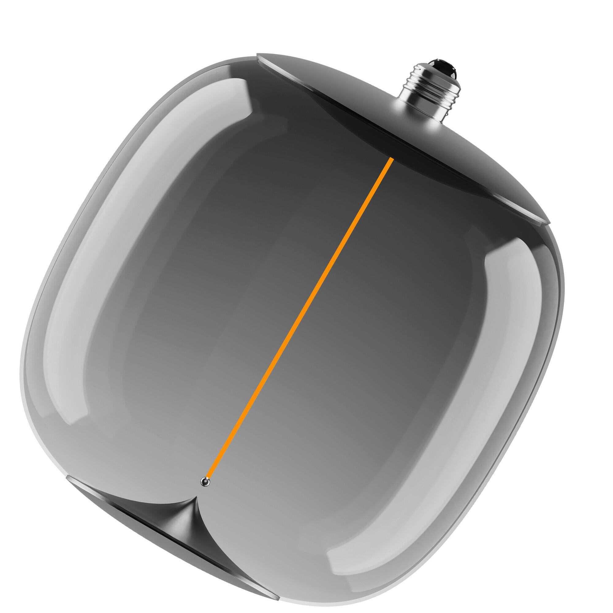 LED-LEUCHTMITTEL   E27 4 W 100 lm  - Eschefarben, KONVENTIONELL, Kunststoff (25/30cm) - Ledvance