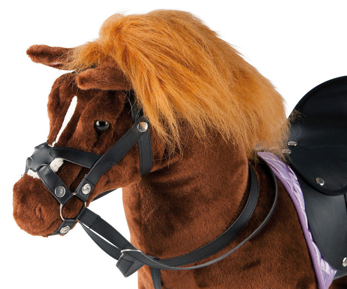 REITPFERD - Braun, Trend, Textil (81cm)