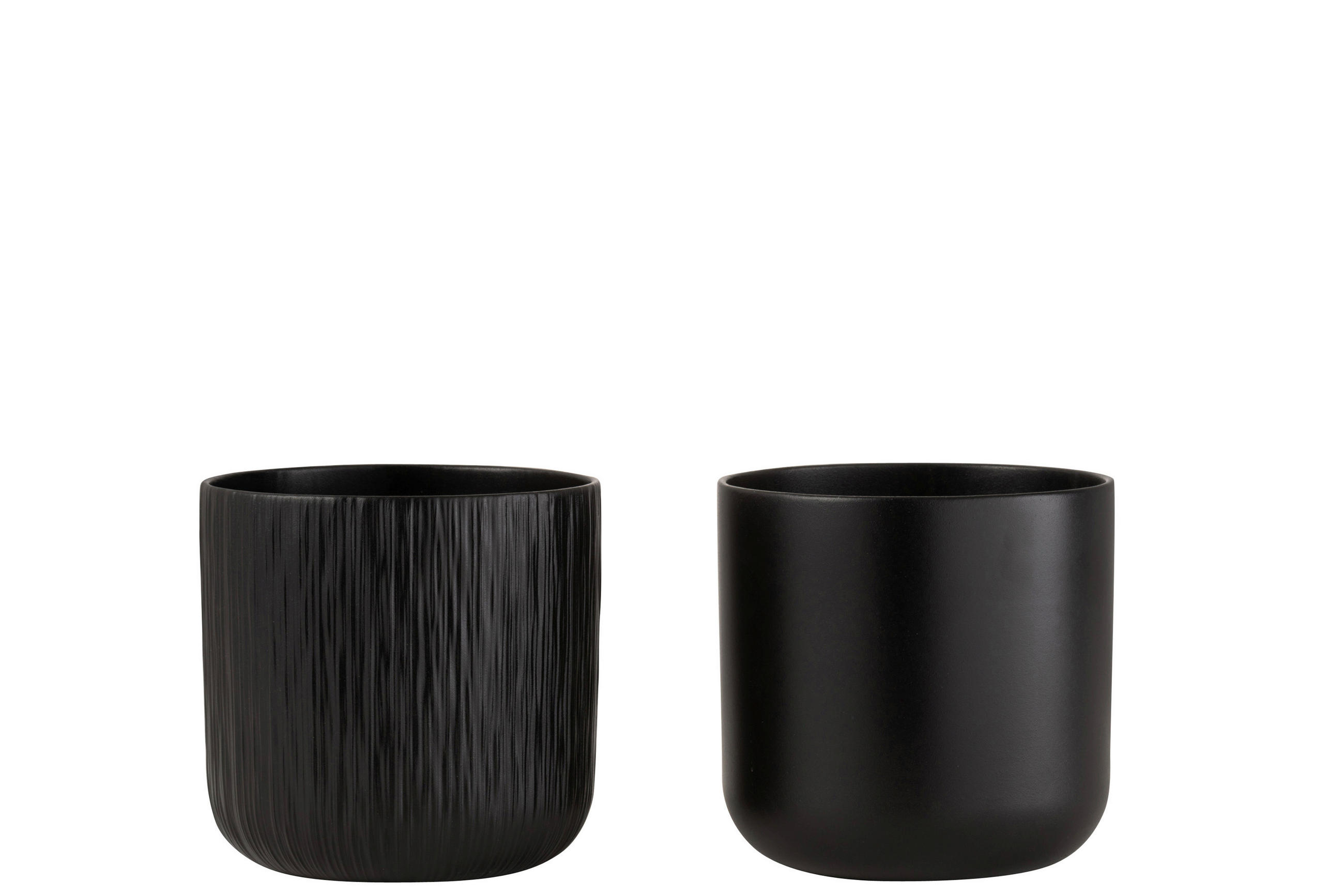 ÜBERTOPF - Schwarz, Basics, Keramik (18,5/18,5/18cm)