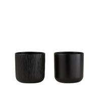 ÜBERTOPF - Schwarz, Basics, Keramik (18,5/18,5/18cm)
