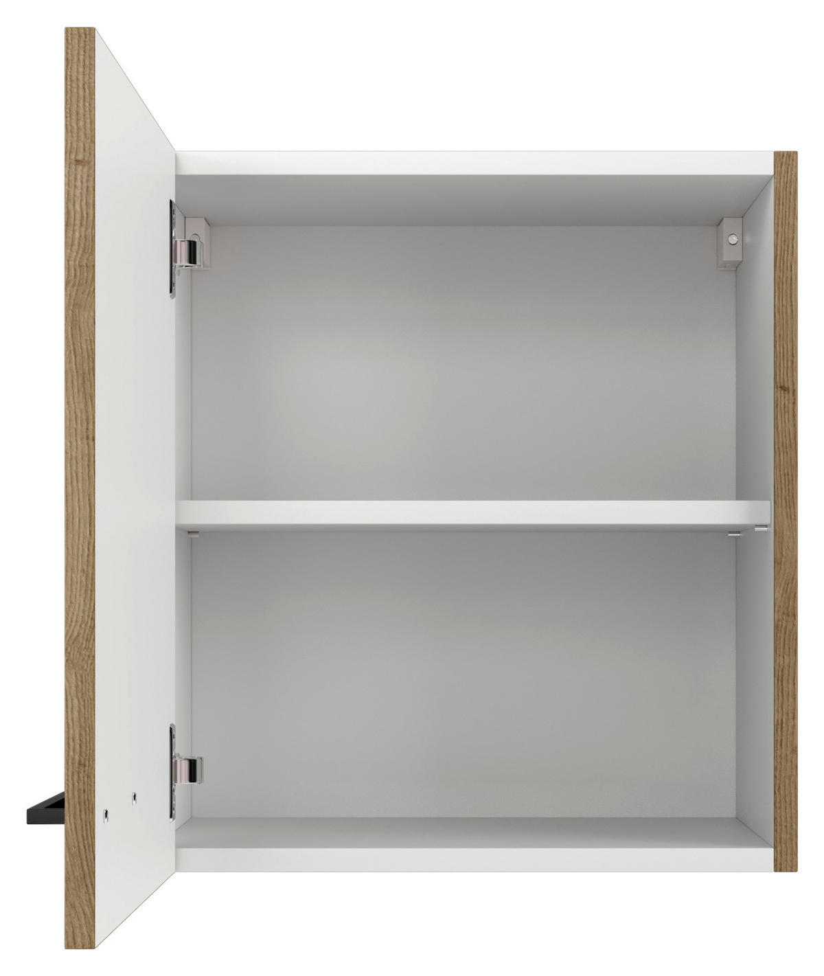 KÜCHENOBERSCHRANK 50/54,8/32 cm  in Eiche Artisan  - Schwarz/Eiche Artisan, KONVENTIONELL, Holzwerkstoff/Metall (50/54,8/32cm) - FlexWell