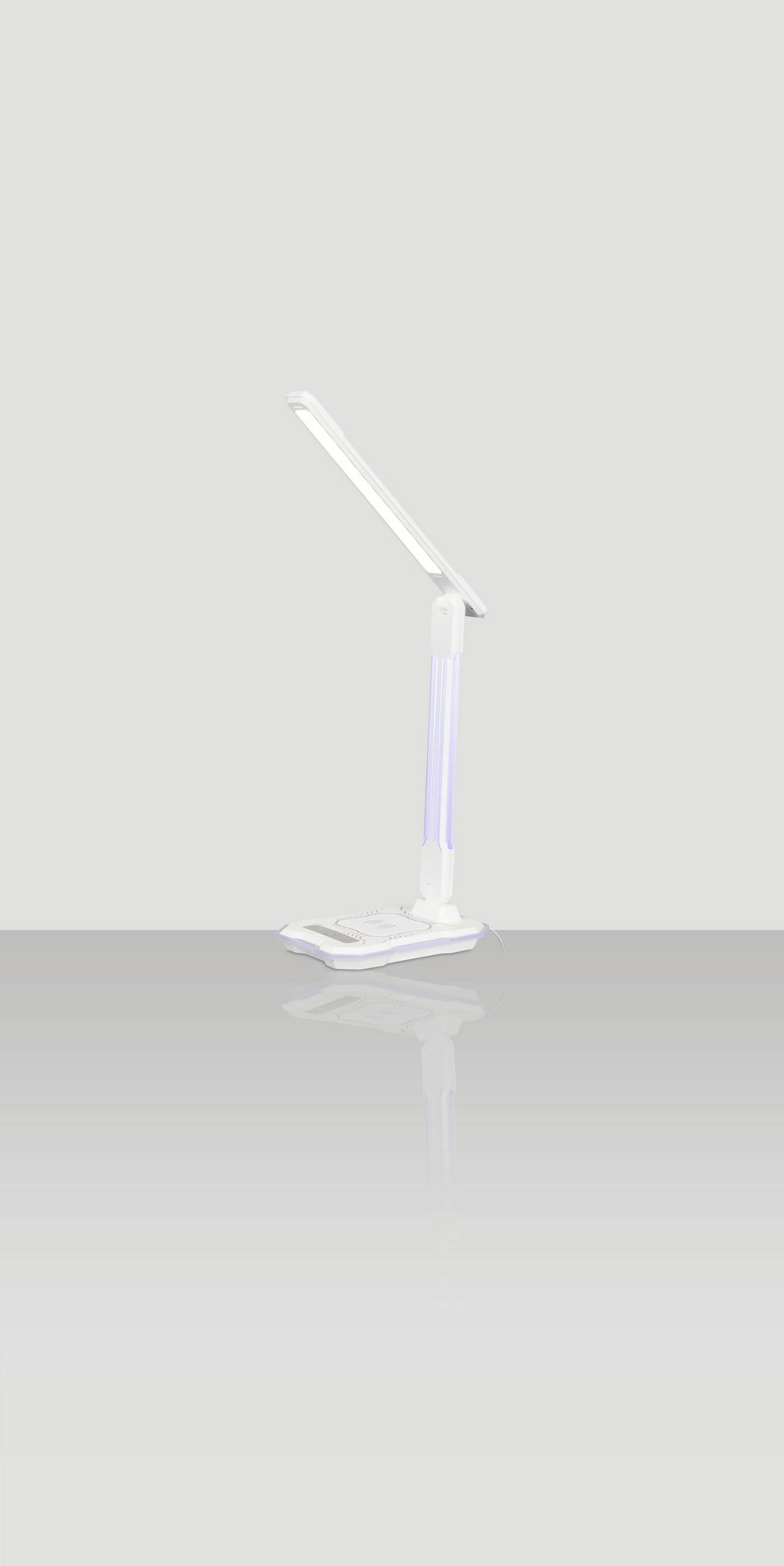 LED-SCHREIBTISCHLEUCHTE - Weiss, Lifestyle, Kunststoff (31,6/18,1/12,1cm) - Novel