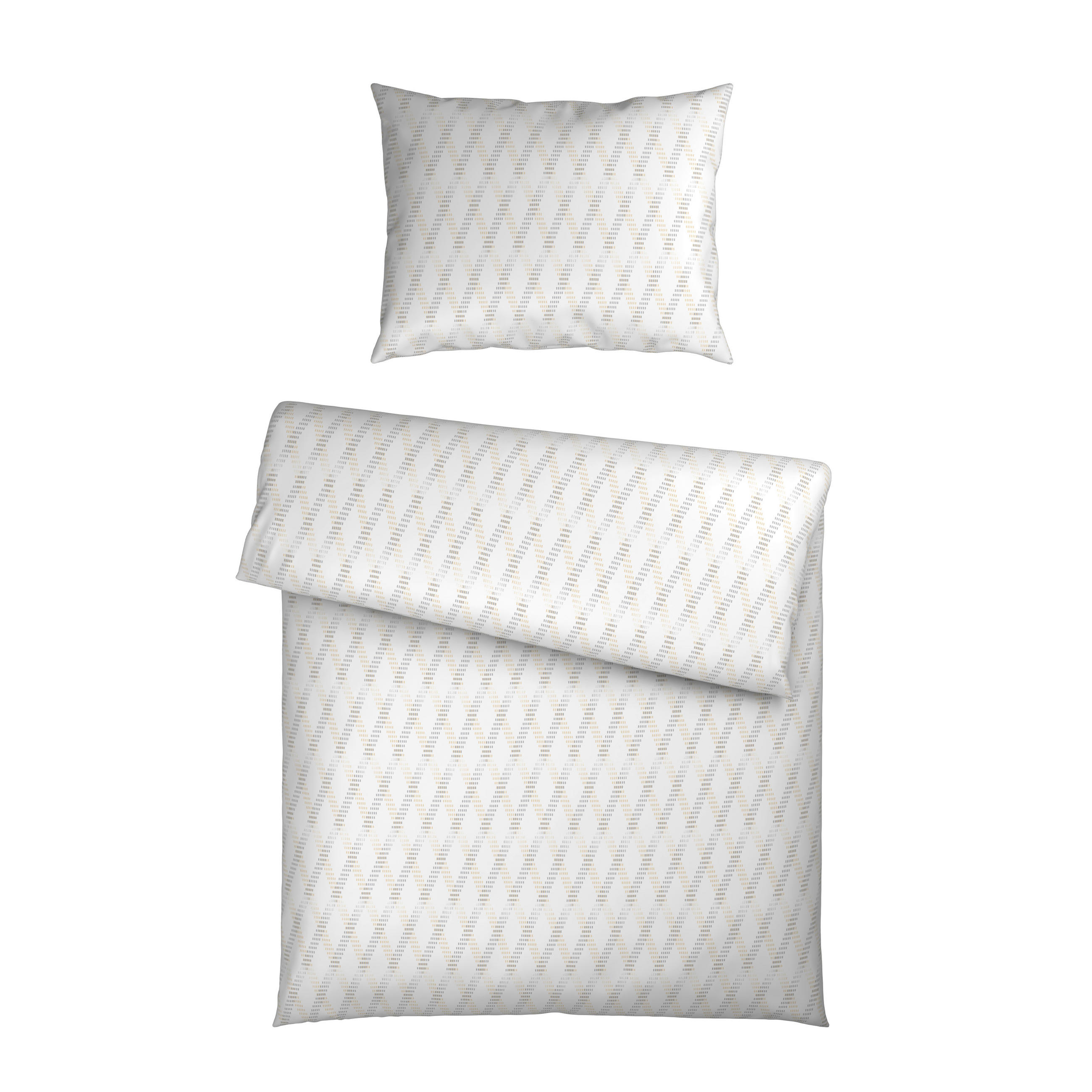 BETTWÄSCHE TANJA Satin 140/200 cm  - Weiß, KONVENTIONELL, Textil (140/200cm) - Novel