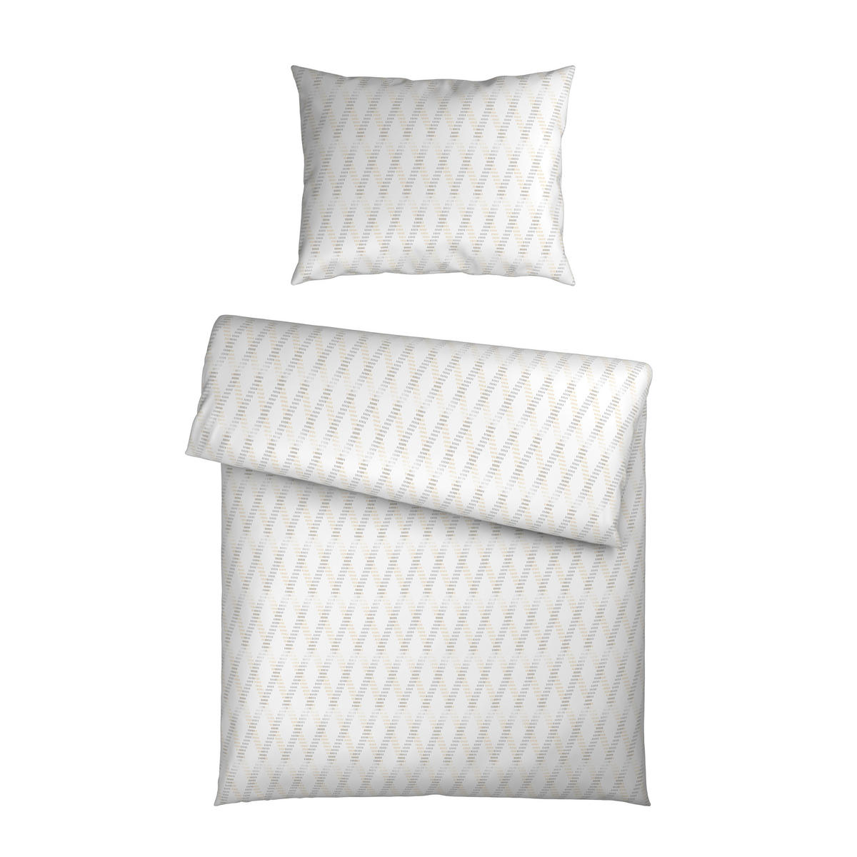 BETTWÄSCHE TANJA Satin 140/200 cm  - Weiß, KONVENTIONELL, Textil (140/200cm) - Novel